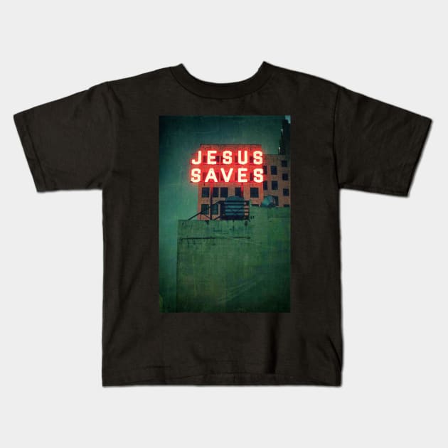 Jesus Saves Kids T-Shirt by wonderwoman0317